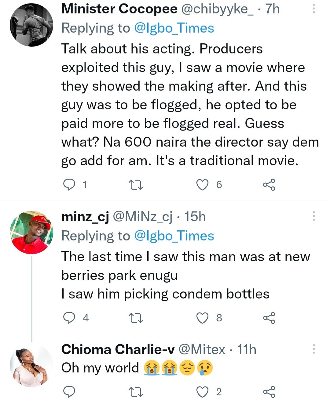 Nollywood actor, Kenneth Aguba reportedly homeless 4 Actor Kenneth Aguba reportedly homeless