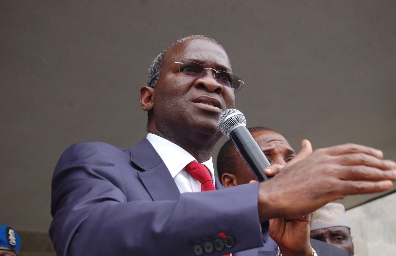 Minister of works and housing, Babatunde Fashola