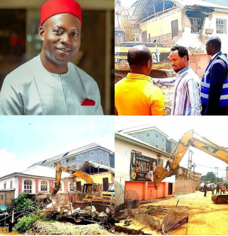 It was built on waterways - Gov Soludo speaks on demolition of Odumeje's Church 1 Gov Soludo speaks on demolition of Odumeje's church