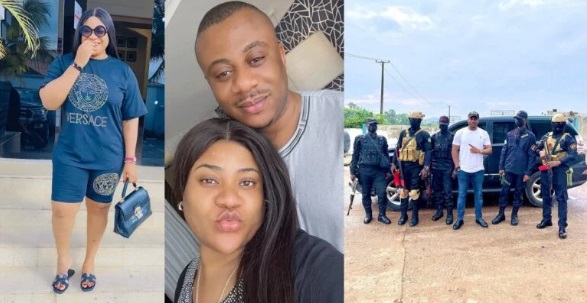 “Real politicians stormed Ekiti with their own cars not rented cars and escorts” – Actress, Nkechi Blessing mocks ex-lover, Falegan 12 Nkechi Blessing and ex-boyfriend, Falegan